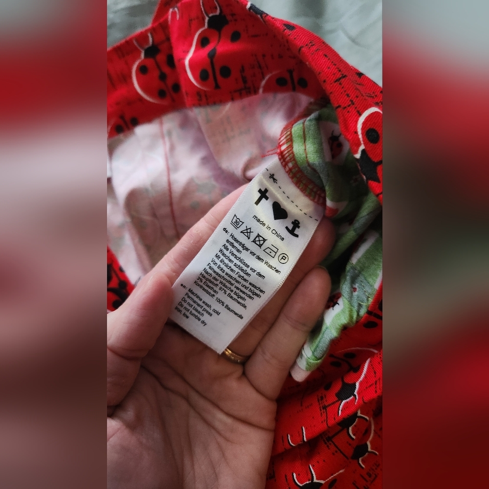 Modcloth Ladybug Suspender Pants - Picture 4 of 6